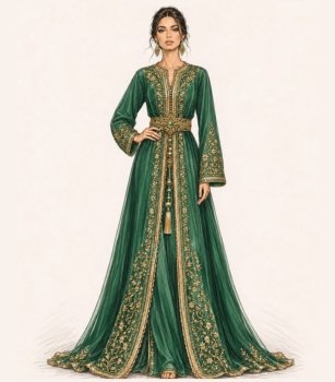 Evening Caftan Dress